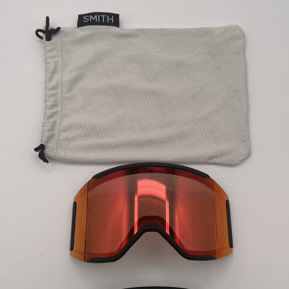 NEW Smith Squad Mag Photo Chromapop Red Mirror Replacement Lense + Carrying Case - Picture 1 of 6